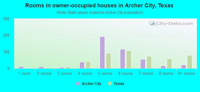 Rooms in owner-occupied houses in Archer City, Texas