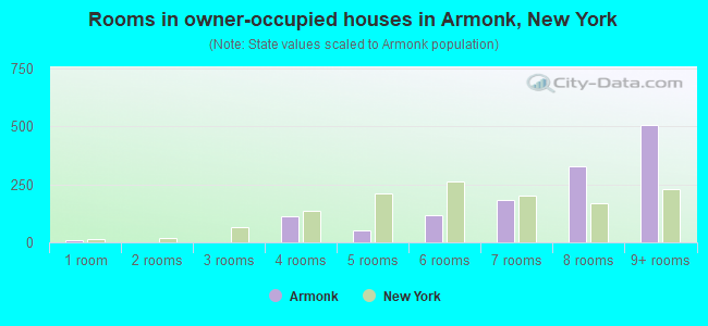 Rooms in owner-occupied houses in Armonk, New York