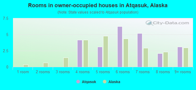 Rooms in owner-occupied houses in Atqasuk, Alaska