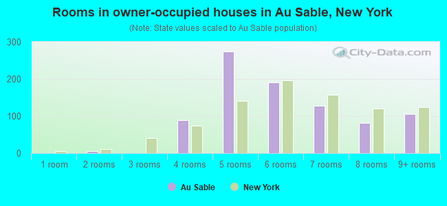 Rooms in owner-occupied houses in Au Sable, New York