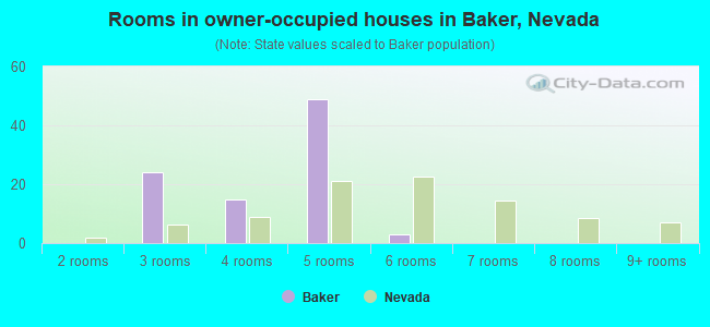 Rooms in owner-occupied houses in Baker, Nevada