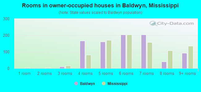 Rooms in owner-occupied houses in Baldwyn, Mississippi