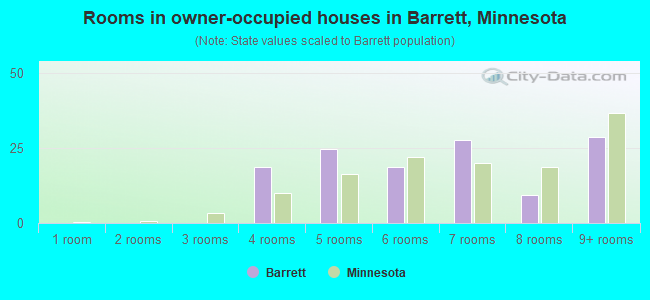 Rooms in owner-occupied houses in Barrett, Minnesota