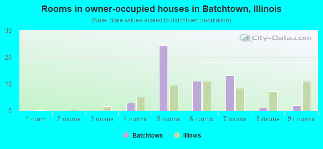 Rooms in owner-occupied houses in Batchtown, Illinois