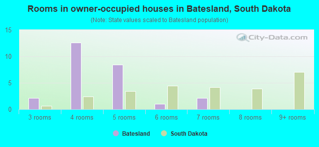 Rooms in owner-occupied houses in Batesland, South Dakota