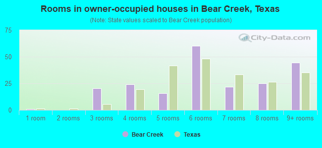 Rooms in owner-occupied houses in Bear Creek, Texas