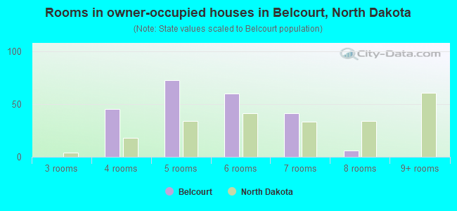 Rooms in owner-occupied houses in Belcourt, North Dakota