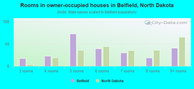 Rooms in owner-occupied houses in Belfield, North Dakota