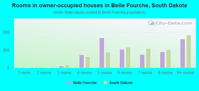 Rooms in owner-occupied houses in Belle Fourche, South Dakota