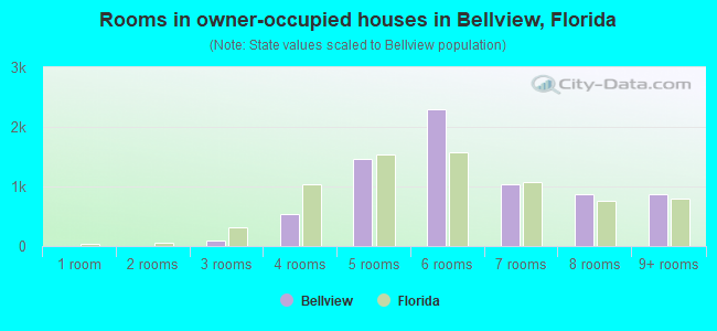 Rooms in owner-occupied houses in Bellview, Florida