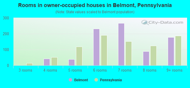 Rooms in owner-occupied houses in Belmont, Pennsylvania