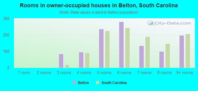 Rooms in owner-occupied houses in Belton, South Carolina