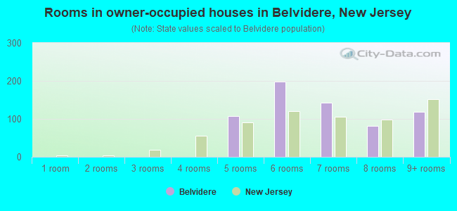 Rooms in owner-occupied houses in Belvidere, New Jersey