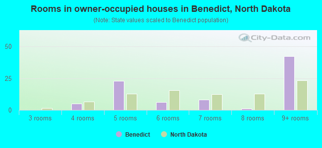 Rooms in owner-occupied houses in Benedict, North Dakota