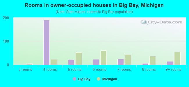 Rooms in owner-occupied houses in Big Bay, Michigan