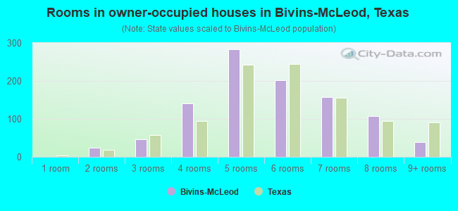 Rooms in owner-occupied houses in Bivins-McLeod, Texas