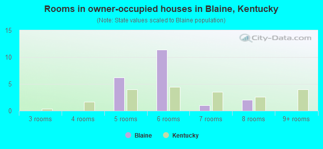 Rooms in owner-occupied houses in Blaine, Kentucky
