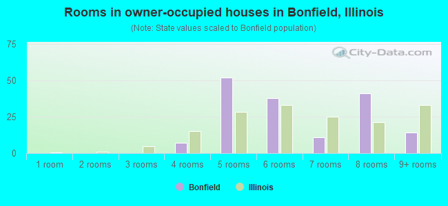 Rooms in owner-occupied houses in Bonfield, Illinois