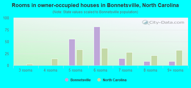 Rooms in owner-occupied houses in Bonnetsville, North Carolina