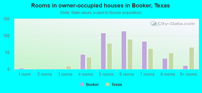 Rooms in owner-occupied houses in Booker, Texas