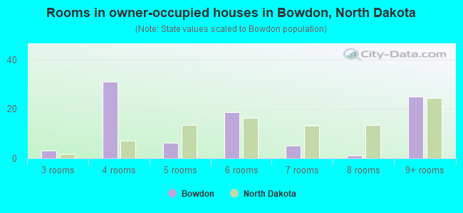 Rooms in owner-occupied houses in Bowdon, North Dakota