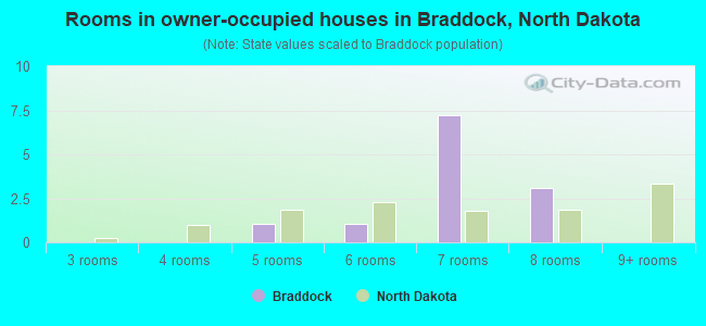 Rooms in owner-occupied houses in Braddock, North Dakota