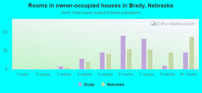 Rooms in owner-occupied houses in Brady, Nebraska