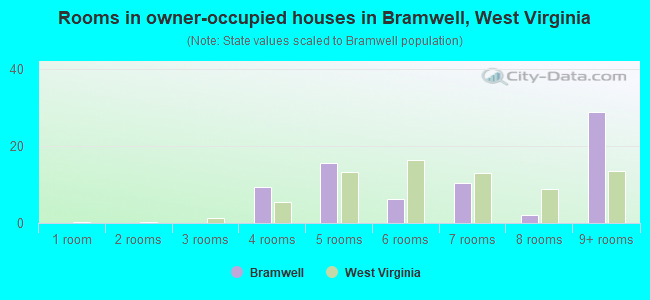 Rooms in owner-occupied houses in Bramwell, West Virginia