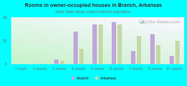 Rooms in owner-occupied houses in Branch, Arkansas