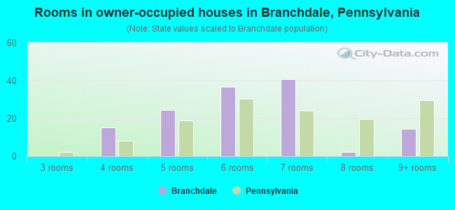 Rooms in owner-occupied houses in Branchdale, Pennsylvania