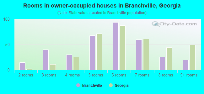 Rooms in owner-occupied houses in Branchville, Georgia