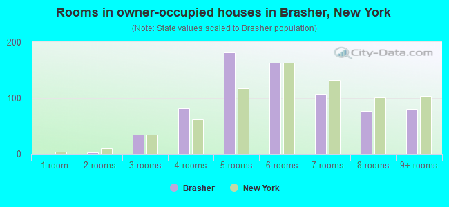 Rooms in owner-occupied houses in Brasher, New York