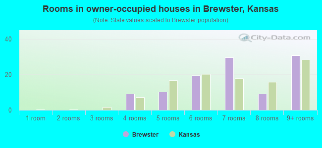 Rooms in owner-occupied houses in Brewster, Kansas