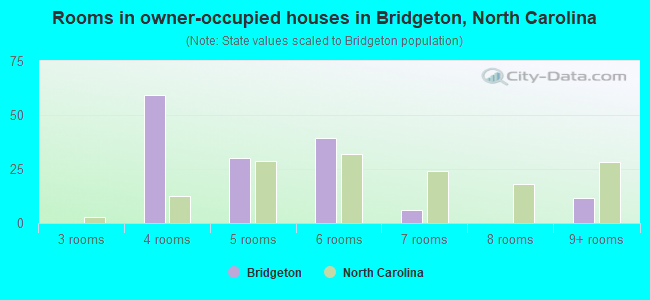 Rooms in owner-occupied houses in Bridgeton, North Carolina