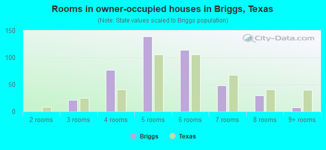 Rooms in owner-occupied houses in Briggs, Texas