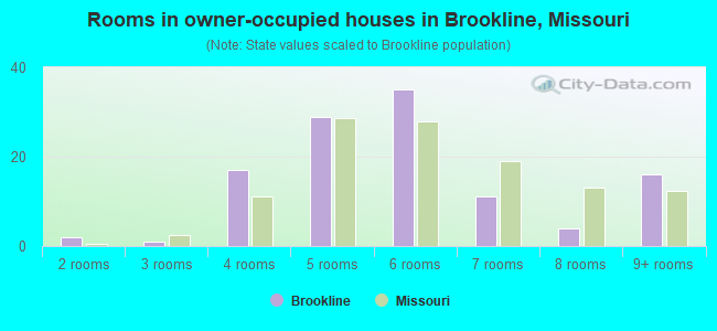 Rooms in owner-occupied houses in Brookline, Missouri