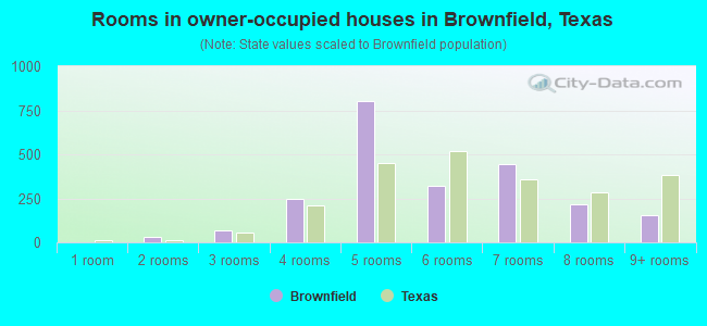 Rooms in owner-occupied houses in Brownfield, Texas