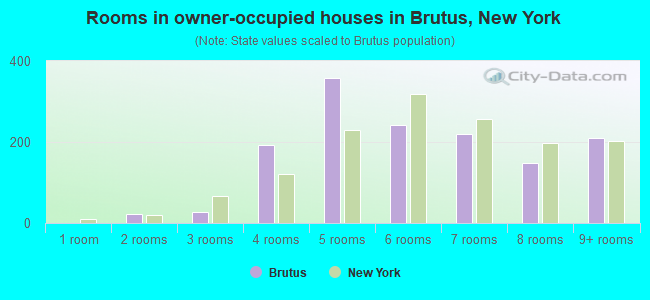Rooms in owner-occupied houses in Brutus, New York