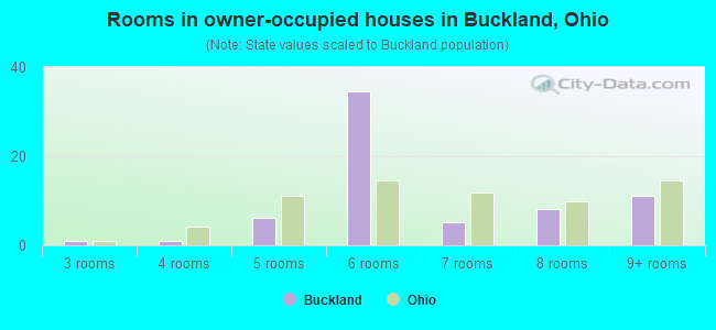 Rooms in owner-occupied houses in Buckland, Ohio