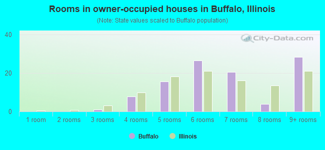 Rooms in owner-occupied houses in Buffalo, Illinois