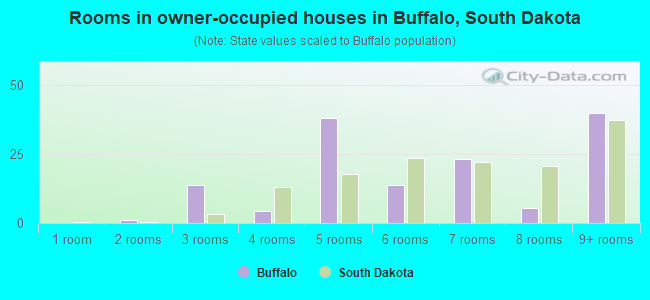 Rooms in owner-occupied houses in Buffalo, South Dakota