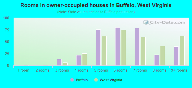 Rooms in owner-occupied houses in Buffalo, West Virginia