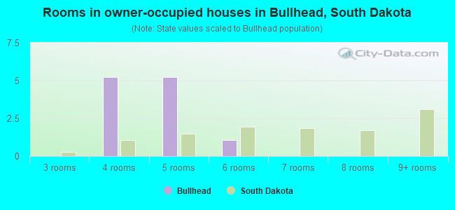 Rooms in owner-occupied houses in Bullhead, South Dakota