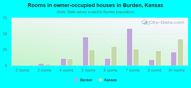 Rooms in owner-occupied houses in Burden, Kansas