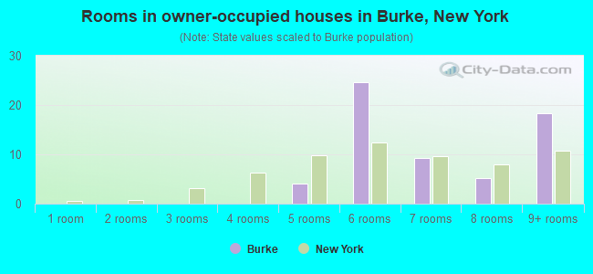 Rooms in owner-occupied houses in Burke, New York