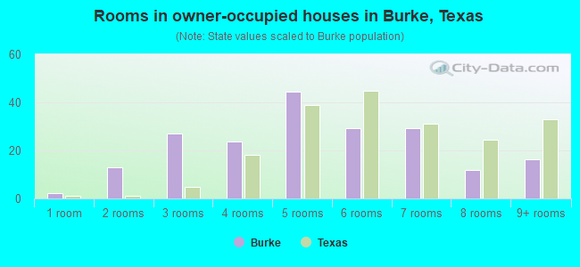 Rooms in owner-occupied houses in Burke, Texas