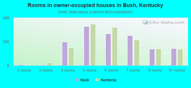 Rooms in owner-occupied houses in Bush, Kentucky