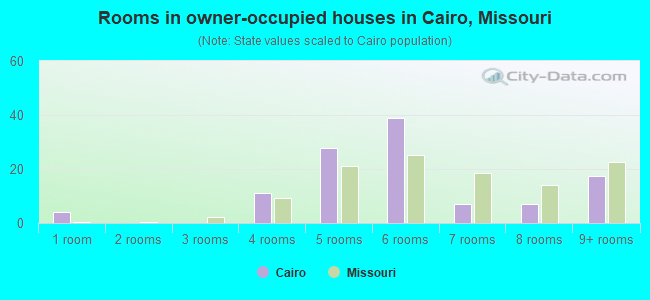 Rooms in owner-occupied houses in Cairo, Missouri