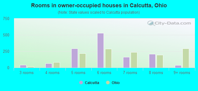 Rooms in owner-occupied houses in Calcutta, Ohio