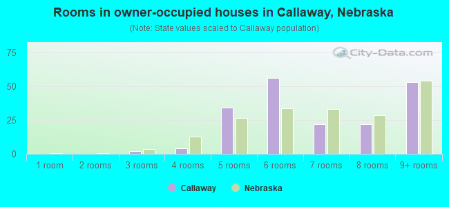 Rooms in owner-occupied houses in Callaway, Nebraska